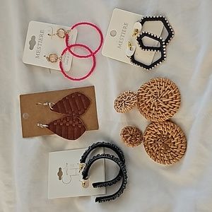 5 pairs of New earrings!!!